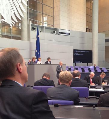 Volkmar Klein im Plenum des Deutschen Bundestag