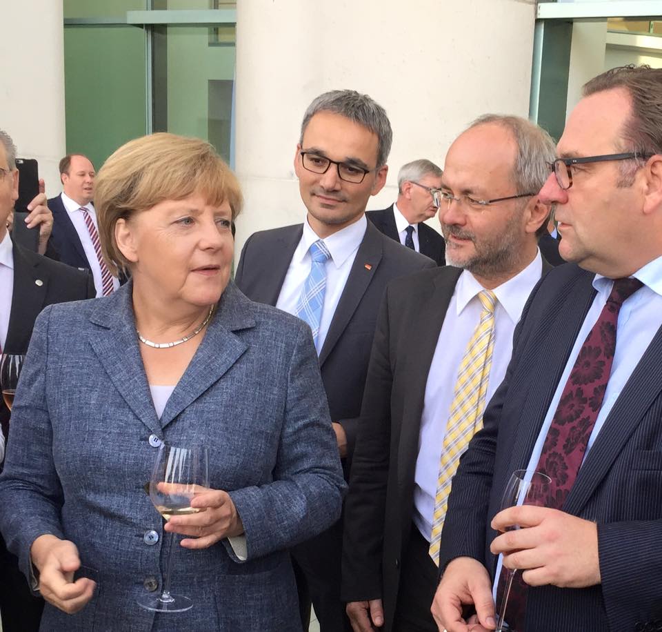 Klausurtagung der NRW-Kollegen, Treffen mit Angela Merkel