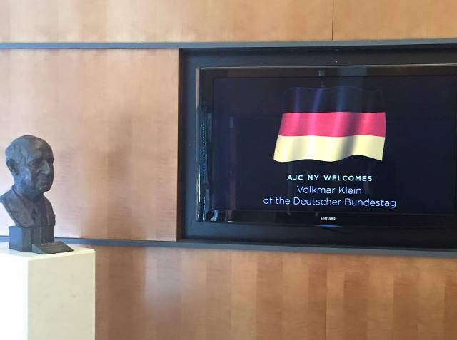 Volkmar Kleins Besuch beim American Jewish Commission