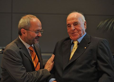 Volkmar Klein und Helmut Kohl