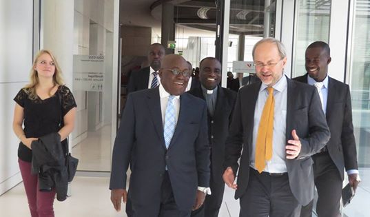 Nana Akufo-Addo mit Volkmar Klein