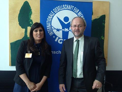 Naghmeh Abedini  und Volkmar Klein