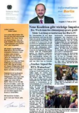 Infos aus Berlin Nr. 1 Infos aus Berlin Nr. 1