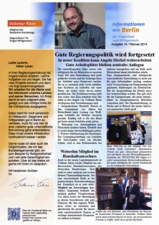 Infos aus Berlin Nr. 16 Infos aus Berlin Nr. 16