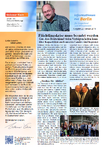 Informationen aus Berlin Nr. 22