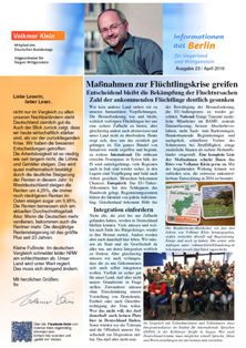 Informationen aus Berlin Nr. 23