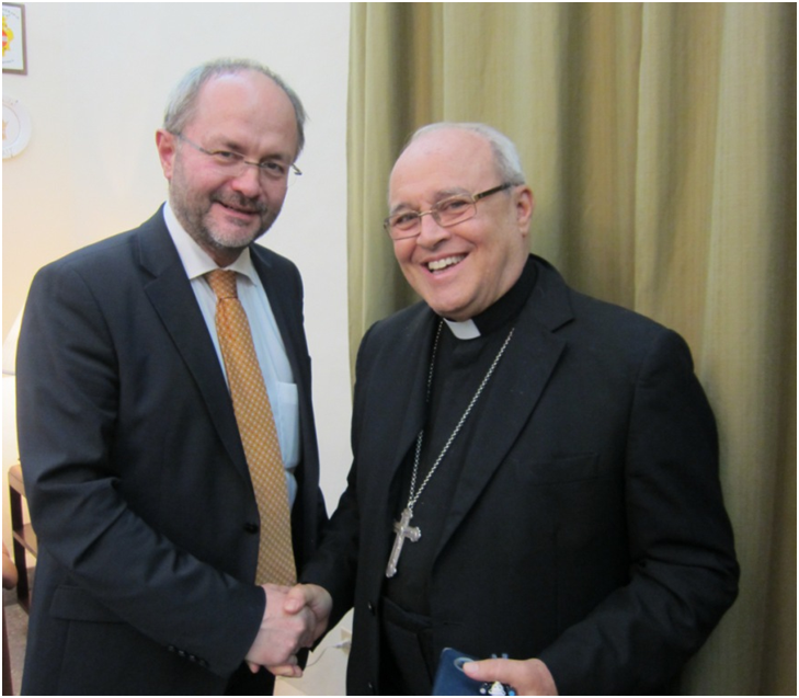 Volkmar Klein im Einsatz für Religionsfreiheit