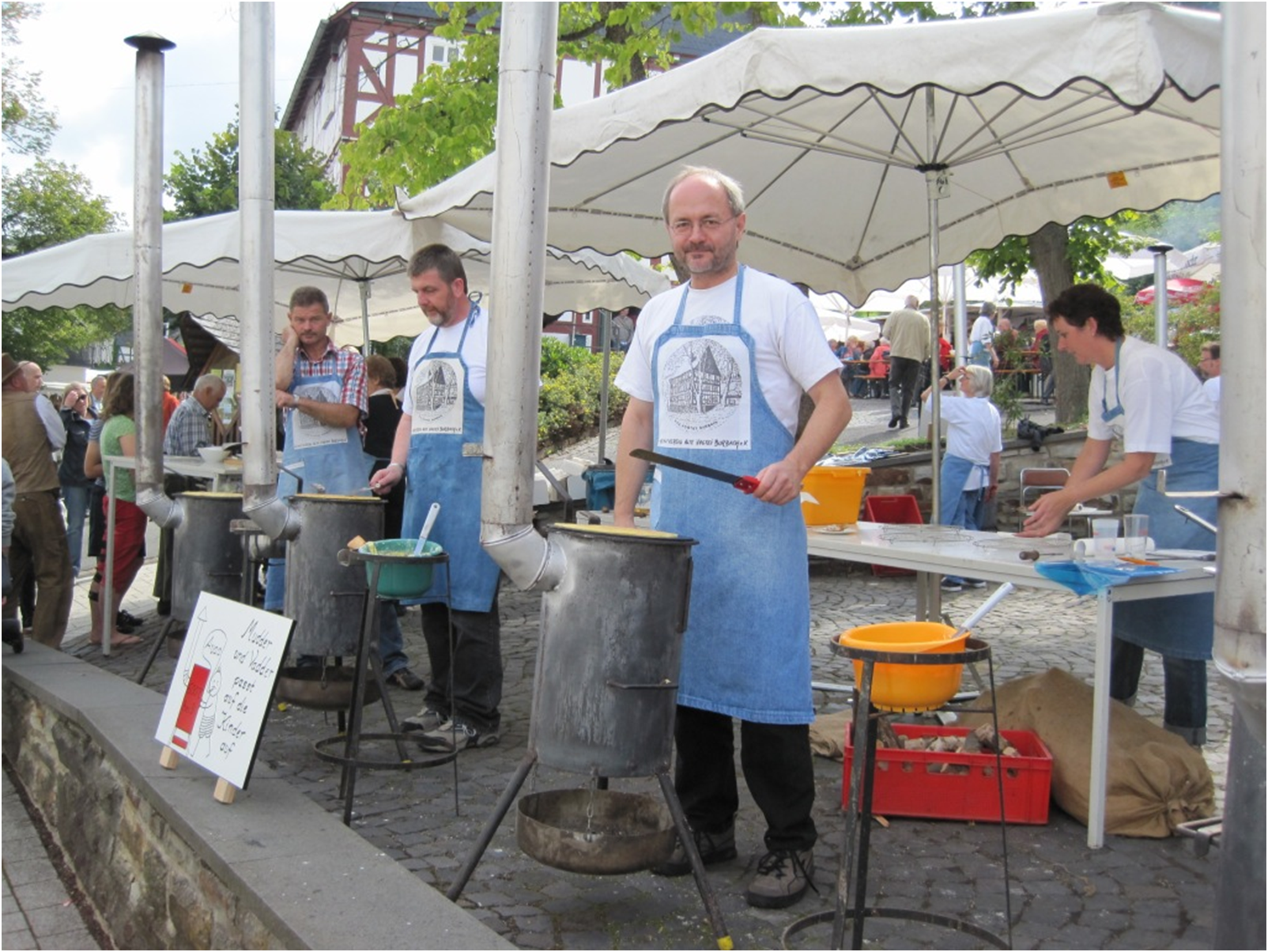 Volkmar Klein auf dem Museumsfest in Burbach Volkmar Klein auf dem Museumsfest in Burbach